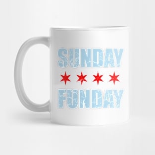 Sunday Funday Chicago Flag Mug